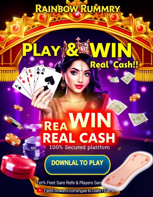 Rainbow Rummy Banner