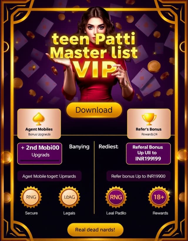 Teen Patti Master List Banner